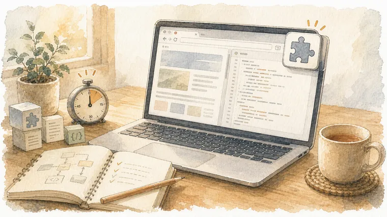 AtlasブラウザにView Sourceがないので、Chrome拡張をClaude Codeで自作したら10分で出来てしまった